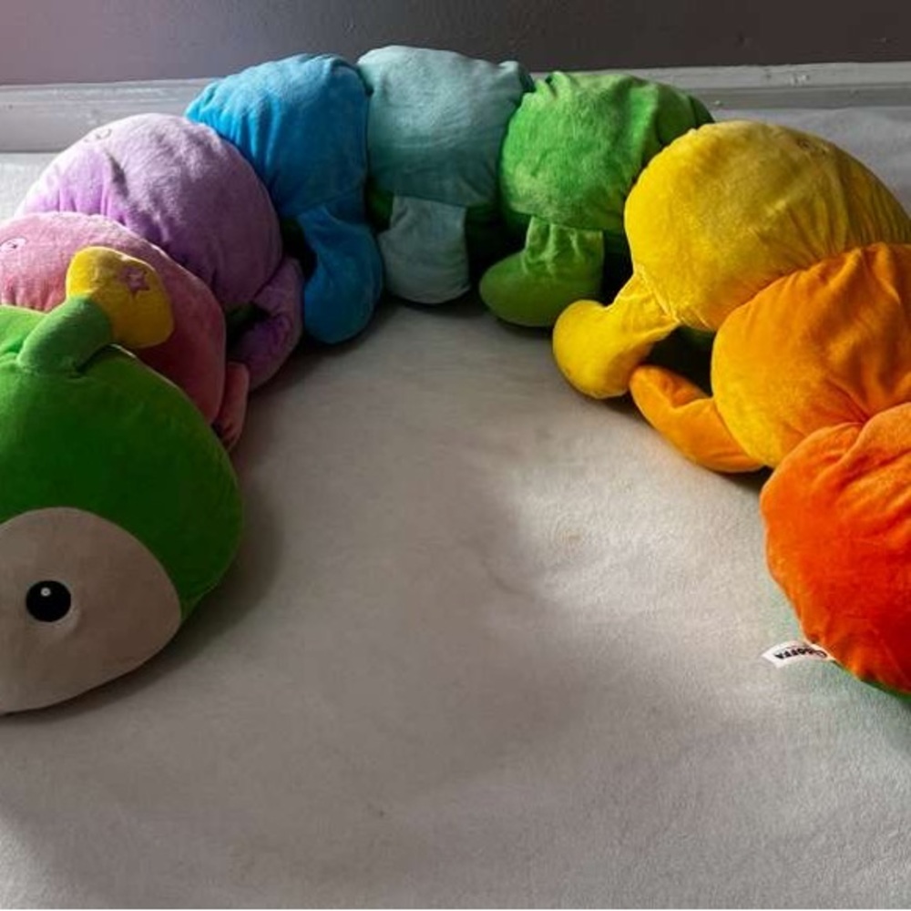 The Goffa Multicolor Musical Plush Caterpillar 5ft